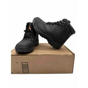 Tried On Propet Blizzard Mid Lace Mens Size 9.5 5E Black Leather Boot Waterproof